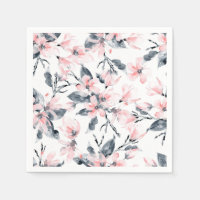 Motif d'aquarelle rose et gris