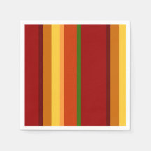 Motif d'automne NO.2 : Serviettes de cocktails