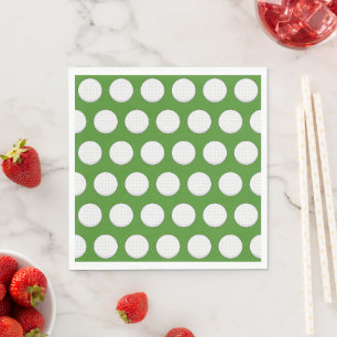 Serviette En Papier Motif de balle de golf