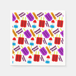 Serviette En Papier Motif de bar à jus congelé en été