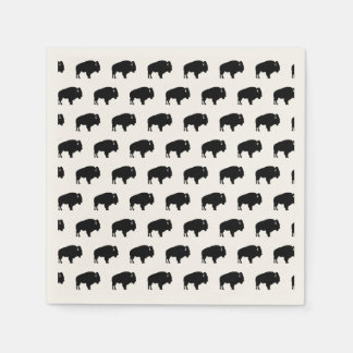 Serviette En Papier motif de bison
