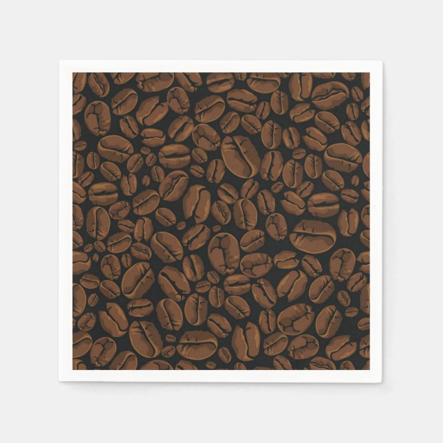Serviette En Papier Motif de café (Devant)
