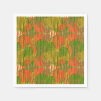 Serviette En Papier motif de camouflage Abstrait nature
