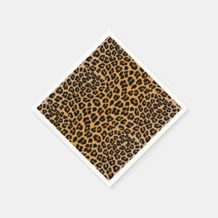 Serviette En Papier Motif de Cheetah Leopard