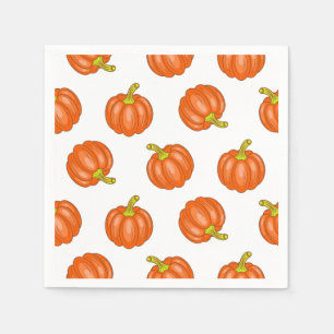 Serviette En Papier Motif de citrouille
