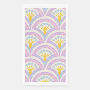 Serviette En Papier Motif de coquille de couleur pastel
