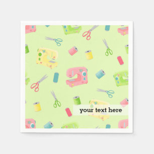 Serviette En Papier Motif de couture