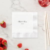 Motif de date et nom personnalisé élégant moderne