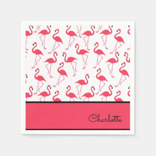 Serviette En Papier Motif de Flamant rose