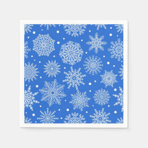 Serviette En Papier Motif de flocon de neige