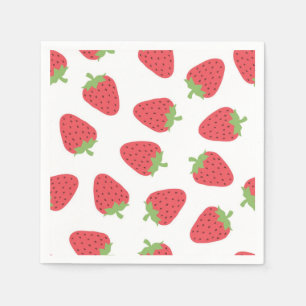 Serviette En Papier Motif de fraises
