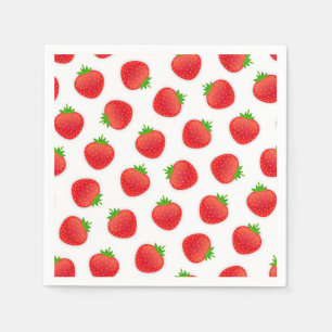Serviette En Papier Motif de fraises