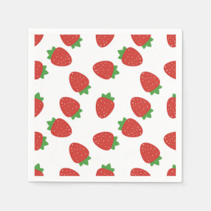 Serviette En Papier Motif de fraises