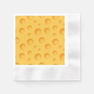 Serviette En Papier Motif de fromage jaune