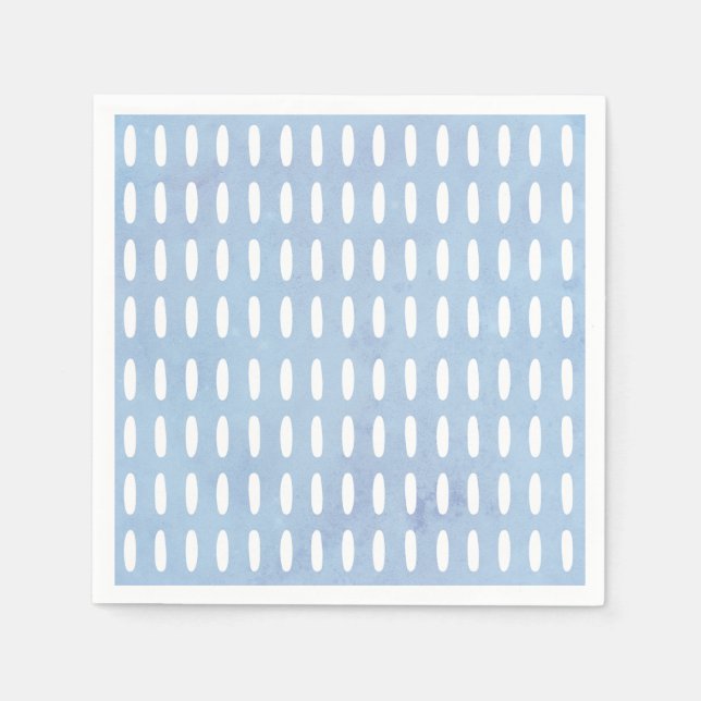 Serviette En Papier Motif de goutte de monogramme (Devant)