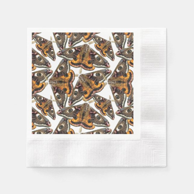 Serviette En Papier Motif de la moth (Devant)