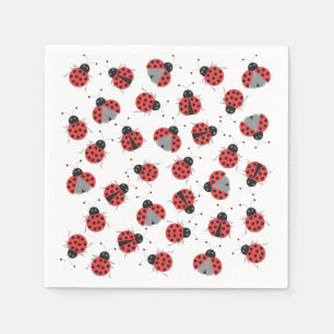 Serviette En Papier Motif de Ladybugs