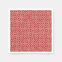 Motif De Ligne Abstraite Rouge Et Crème