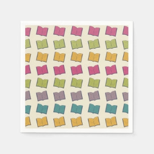 Serviette En Papier Motif de livre