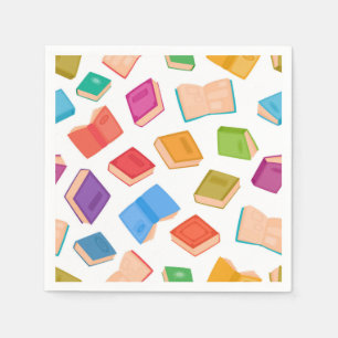 Serviette En Papier Motif de livre