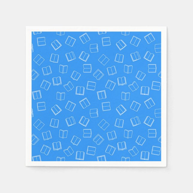 Serviette En Papier Motif de livre (Devant)