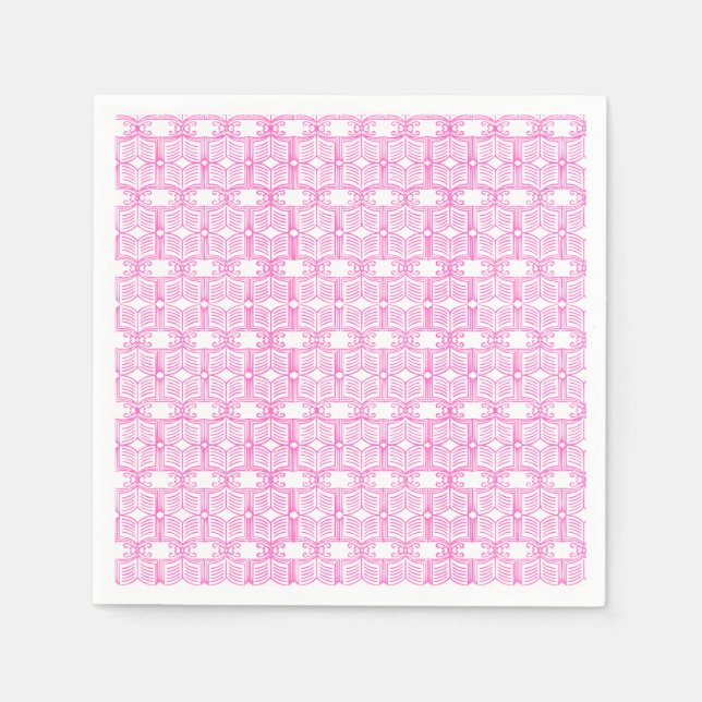 Serviette En Papier Motif de livre de fin (Devant)