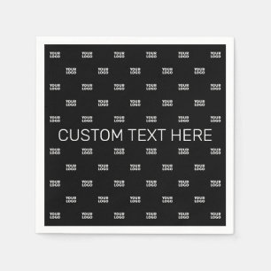 Serviette En Papier Motif de logo ou de design moderne avec n'importe