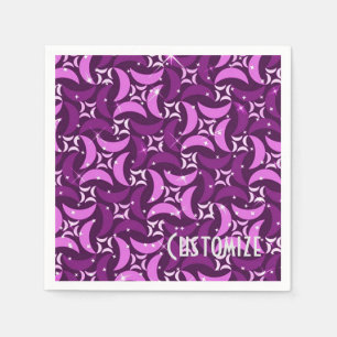 Serviette En Papier Motif de lune rose mystique