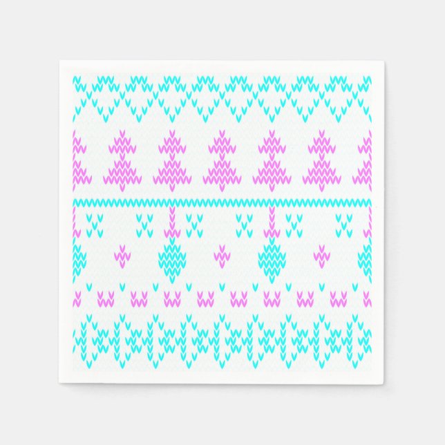 Serviette En Papier Motif de Noël (Devant)