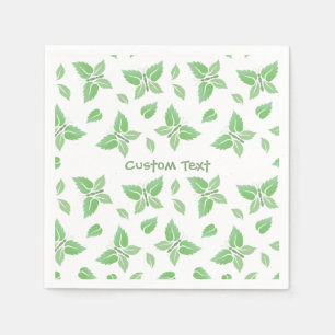 Serviette En Papier Motif de papillon de monnaie