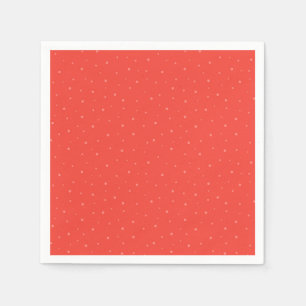 Serviette En Papier Motif de pois rétro.