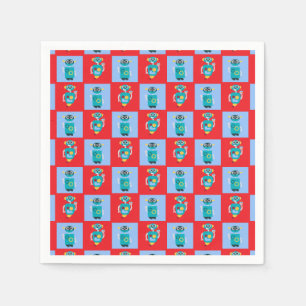 Serviette En Papier Motif de robot cool pour l'anniversaire des garçon