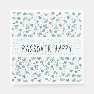 Serviette En Papier Motif de Seder Whimsical de serviettes standard de