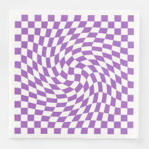 Motif de tableau de À damiers violet et blanc