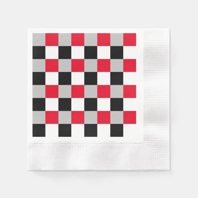Serviette En Papier Motif de tableau de contrôle modifiable (Devant)
