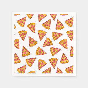 Serviette En Papier Motif de tranche Pizza Fun