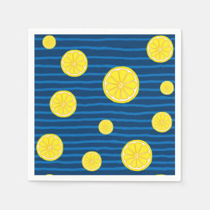 Serviette En Papier Motif de tranches de citron