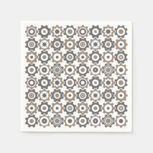 Serviette En Papier Motif de verrouillage de vitesses
