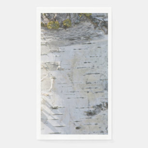 Serviette En Papier Motif d'écorce de bouleau