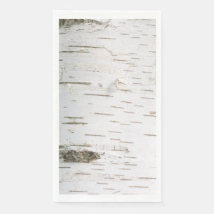Serviette En Papier Motif d'écorce de bouleau