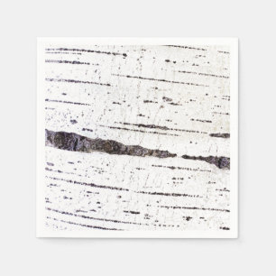 Serviette En Papier Motif d'écorce de bouleau