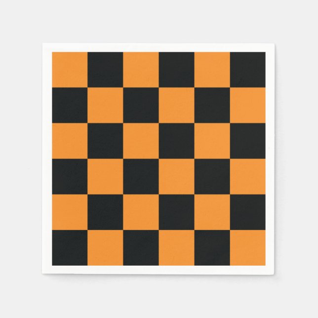Serviette En Papier Motif des chèques d'Halloween (Devant)