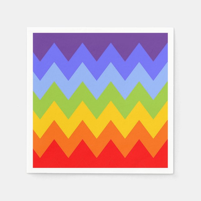 Serviette En Papier Motif Design chakra couleur + vos idées (Devant)