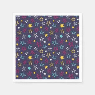 Serviette En Papier Motif d'étoiles