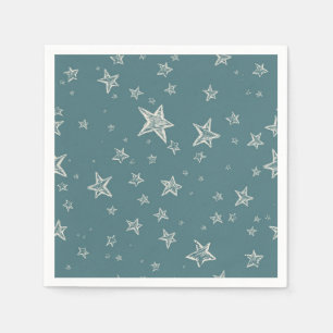 Serviette En Papier Motif d'étoiles