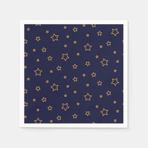 Serviette En Papier Motif d'étoiles