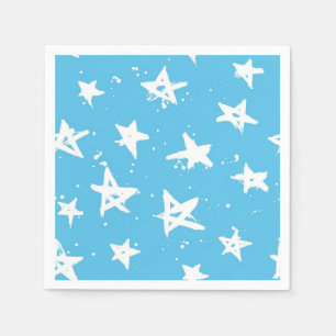 Serviette En Papier Motif d'étoiles