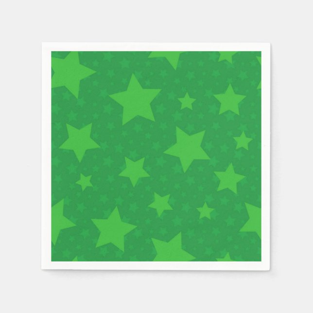 Serviette En Papier Motif d'étoiles (Devant)
