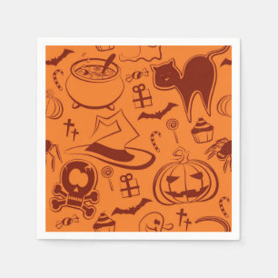 Serviette En Papier Motif d'Halloween