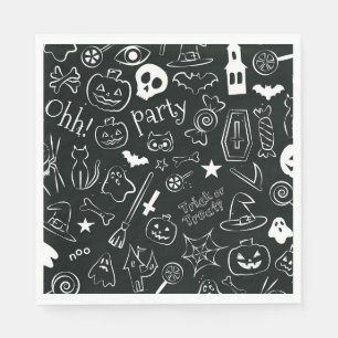 Serviette En Papier Motif d'Halloween